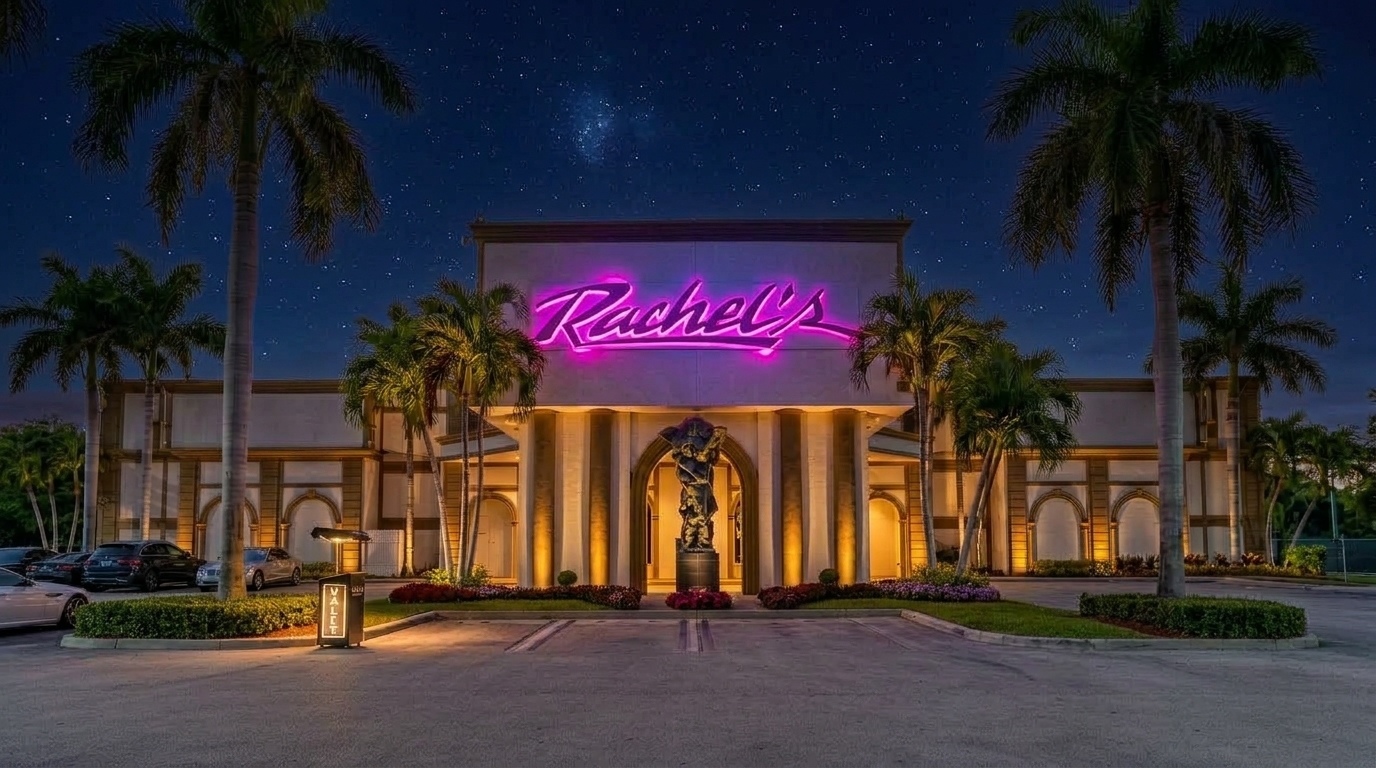 Rachel's Palm Beach Night Canvas